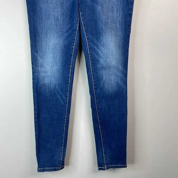 Garage Retro High Waist Jegging Jeans Blue dark Wash Stretch Size 11 - Picture 4 of 11